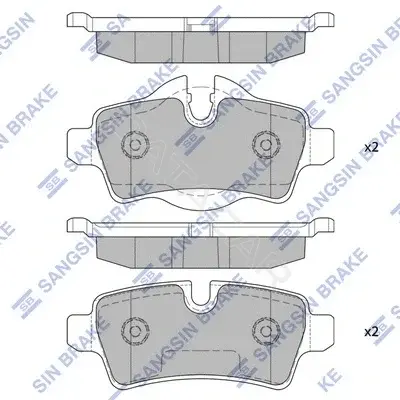 Тормозные колодки Hi-Q SP2246