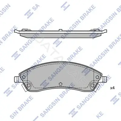 Тормозные колодки Hi-Q SP2253