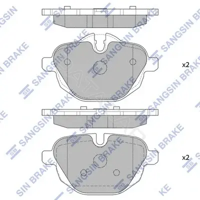 Тормозные колодки Hi-Q SP2275