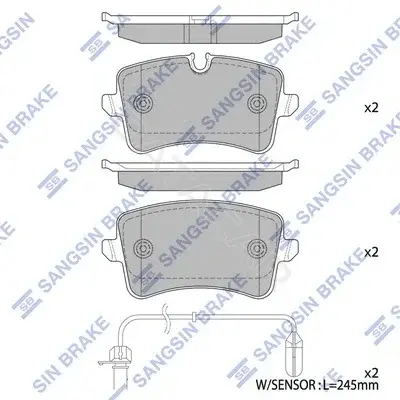Тормозные колодки Hi-Q SP2317