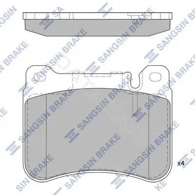 Тормозные колодки Hi-Q SP2329