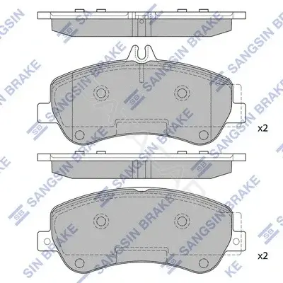 Тормозные колодки Hi-Q SP2330