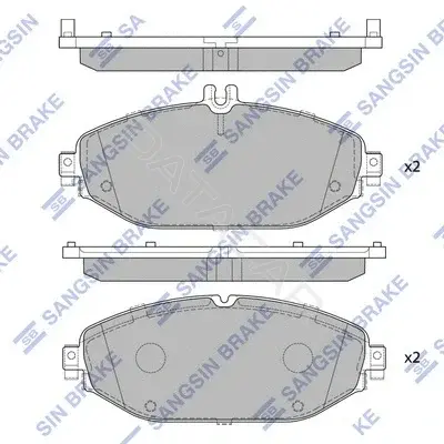 Тормозные колодки Hi-Q SP4001