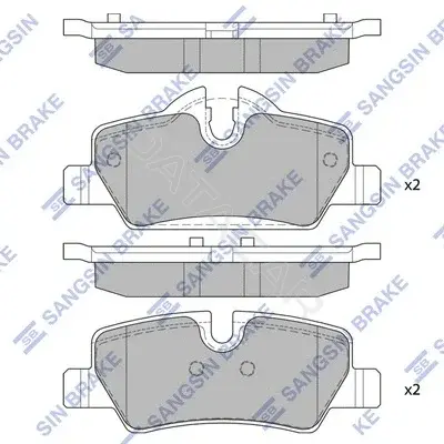 Тормозные колодки Hi-Q SP4004