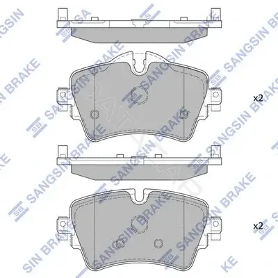 Тормозные колодки Hi-Q SP4005