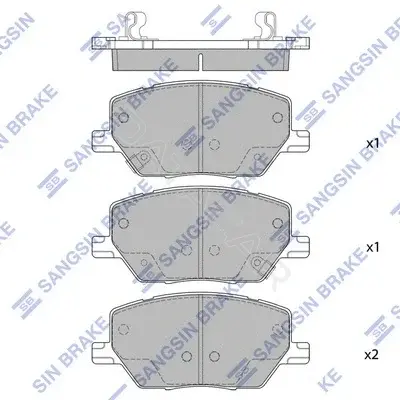 Тормозные колодки Hi-Q SP4006