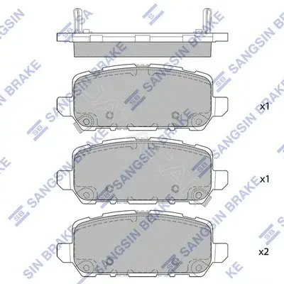 Тормозные колодки Hi-Q SP4007