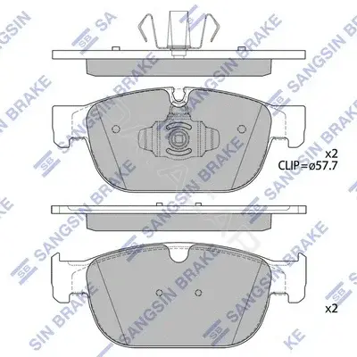 Тормозные колодки Hi-Q SP4024
