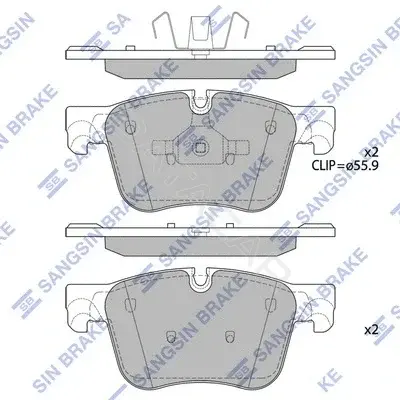 Тормозные колодки Hi-Q SP4032
