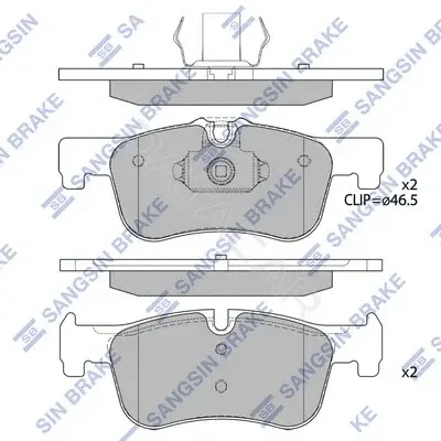 Тормозные колодки Hi-Q SP4043