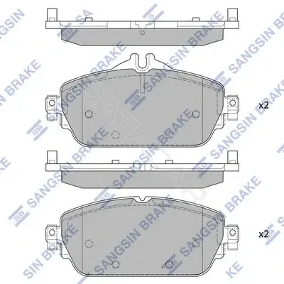 Тормозные колодки Hi-Q SP4044