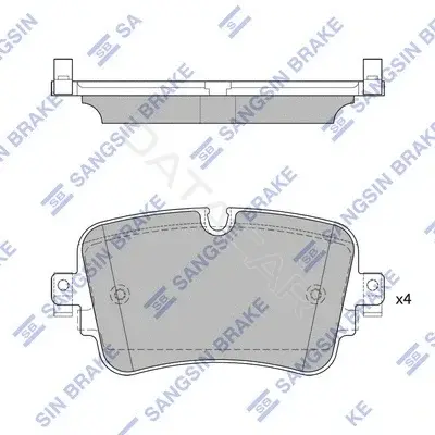 Тормозные колодки Hi-Q SP4109