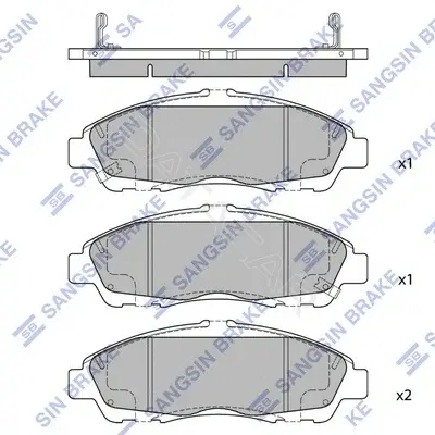 Тормозные колодки Hi-Q SP4110