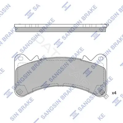 Тормозные колодки Hi-Q SP4115