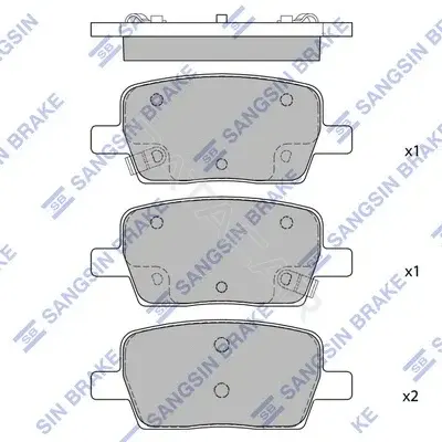 Тормозные колодки Hi-Q SP4116