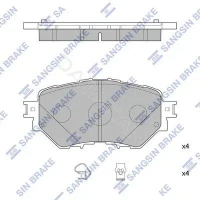 Тормозные колодки Hi-Q SP4123