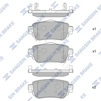 Тормозные колодки Hi-Q SP4140
