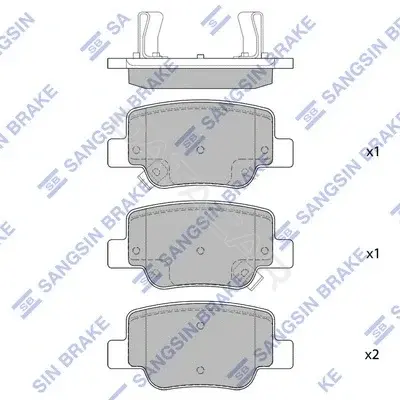 Тормозные колодки Hi-Q SP4142