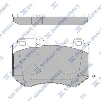 Тормозные колодки Hi-Q SP4192