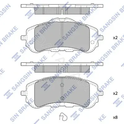 Тормозные колодки Hi-Q SP4210