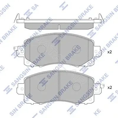 Тормозные колодки Hi-Q SP4221