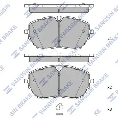 Тормозные колодки Hi-Q SP4241