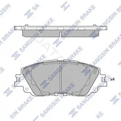Тормозные колодки Hi-Q SP4275