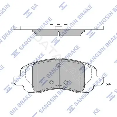 Тормозные колодки Hi-Q SP4276