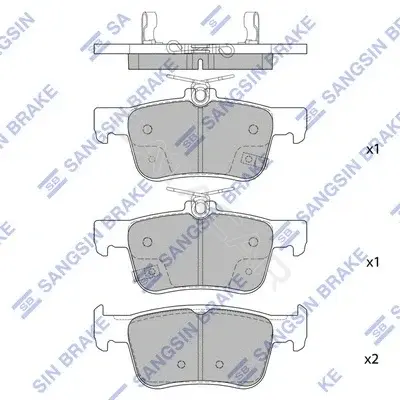 Тормозные колодки Hi-Q SP4315
