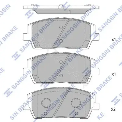 Тормозные колодки Hi-Q SP4327
