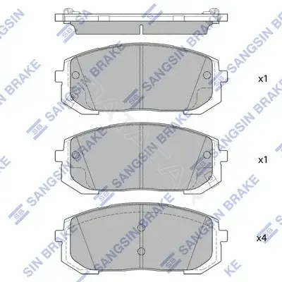 Тормозные колодки Hi-Q SP4334