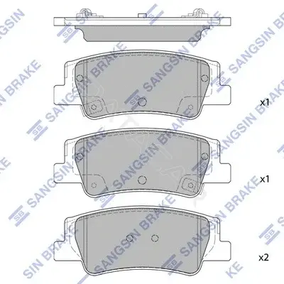Тормозные колодки Hi-Q SP4335