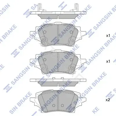 Тормозные колодки Hi-Q SP4339