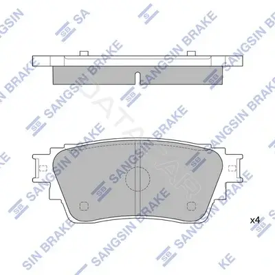 Тормозные колодки Hi-Q SP4350