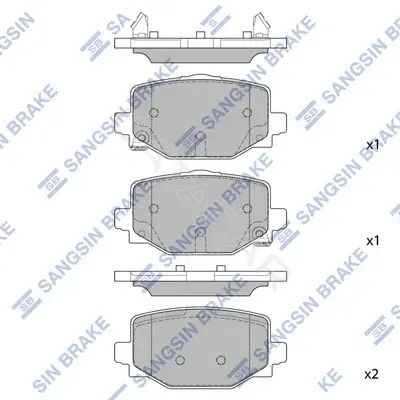 Тормозные колодки Hi-Q SP4367