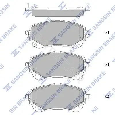 Тормозные колодки Hi-Q SP4368