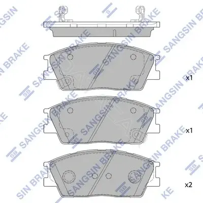 Тормозные колодки Hi-Q SP4372