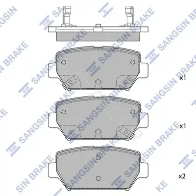 Тормозные колодки Hi-Q SP4394