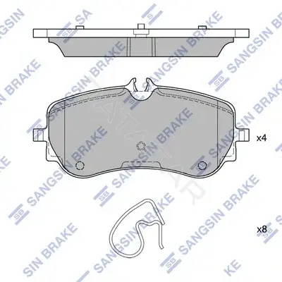 Тормозные колодки Hi-Q SP4402