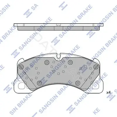 Тормозные колодки Hi-Q SP4407