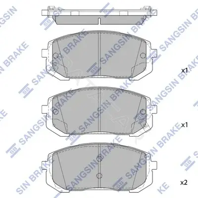 Тормозные колодки Hi-Q SP4461