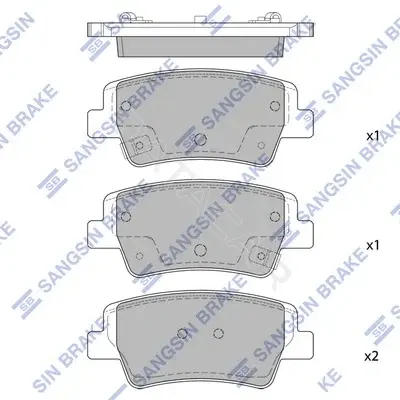 Тормозные колодки Hi-Q SP4463