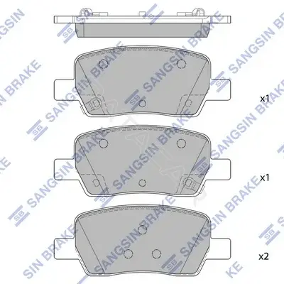 Тормозные колодки Hi-Q SP4465