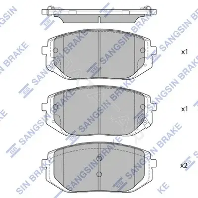 Тормозные колодки Hi-Q SP4479