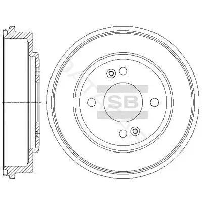 Тормозной барабан Hi-Q SD1079