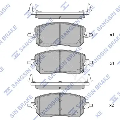 Тормозные колодки Hi-Q SP2932