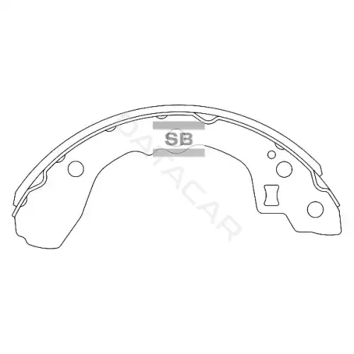 Барабанные колодки Hi-Q SA053