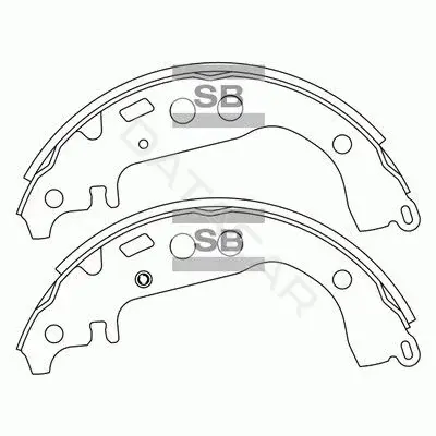 Барабанные колодки Hi-Q SA169