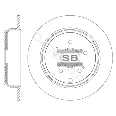 Тормозные диски Hi-Q SD8516