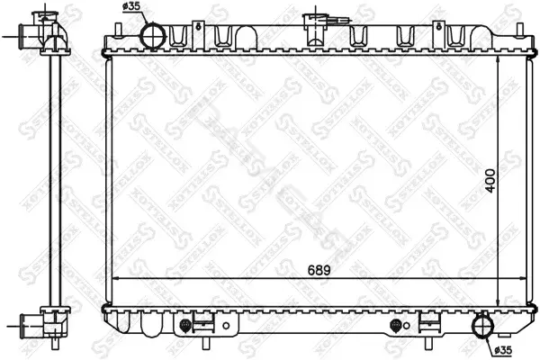 Радиатор охлаждения STELLOX 10-25397-SX
